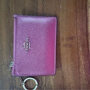 Coach Pink Card Holder
